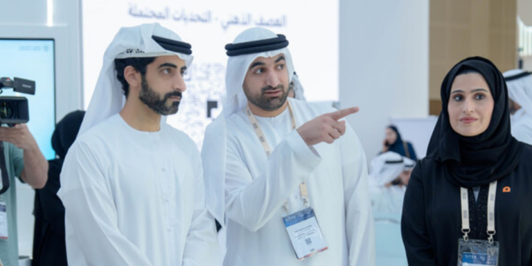 Salem bin Abdulrahman Al Qasimi Visits the Government of Sharjah Pavilion at GITEX Global 2025