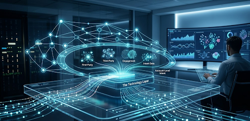 Enterprise marketers utilise AI-powered data networks to connect signals, identify key stakeholders, and drive precision demand generation through targeted account-based strategies and real-time insights.